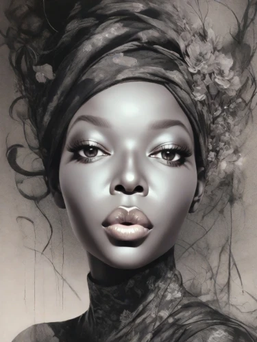 african american woman,african woman,black woman,fashion illustration,black skin,graphite,nigeria woman,afro american,fantasy portrait,beautiful african american women,black landscape,world digital painting,digital painting,mystical portrait of a girl,charcoal pencil,afro-american,african art,woman face,afro american girls,charcoal drawing,Photography,Cinematic