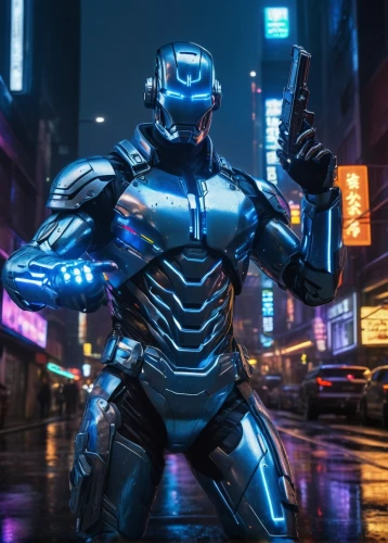 steel man,electro,nova,sigma,3d man,ironman,cyborg,futuristic,steel,suit actor,armored,the suit,blue tiger,iron,iron-man,war machine,iron man,merc,shinjuku,cyberpunk,Conceptual Art,Daily,Daily 32