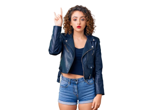 denim jacket,denim background,jean jacket,jeans background,denim jumpsuit,woman pointing,denim skirt,pointing woman,girl in overalls,leather jacket,hand sign,hand gesture,peace sign,hang loose,shopping icon,women's clothing,lady pointing,hand pointing,denim shapes,women clothes,Illustration,Black and White,Black and White 26