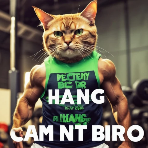 hanging cat,anabolic,bodybuilding,body building,body-building,just hang out,animal feline,human don't be angry,hang,breed cat,big cat,biceps,lifting,motivational poster,cat image,biceps curl,fitness model,the cat and the,funny cat,personal trainer,Photography,General,Realistic