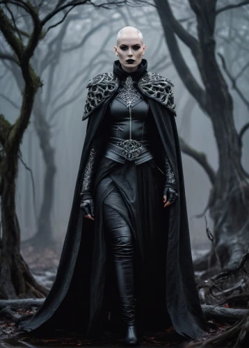 dark elf,gothic woman,gothic fashion,huntress,evil woman,vampire woman,dark gothic mood,goth woman,gothic portrait,the enchantress,violet head elf,crow queen,female warrior,heroic fantasy,elven,the witch,sorceress,fantasy woman,imperial coat,swath,Illustration,Abstract Fantasy,Abstract Fantasy 14