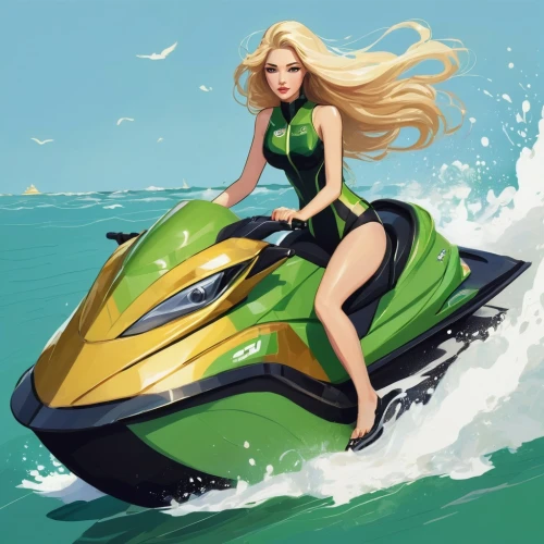 jet ski,powerboating,watercraft,speedboat,personal water craft,power boat,vector illustration,motorbike,surfboat,waterskiing,piaggio ciao,water sport,water ski,piaggio,snowmobile,ride,moped,motorcycle,motorboat sports,the blonde in the river,Illustration,Paper based,Paper Based 07