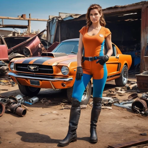 dodge la femme,car mechanic,mechanic,junk yard,junkyard,auto repair shop,auto mechanic,auto repair,dodge ram rumble bee,car repair,general lee,scrapyard,automobile repair shop,blue-collar,salvage yard,orange,rust-orange,opel captain,blue-collar worker,buick y-job,Photography,General,Commercial