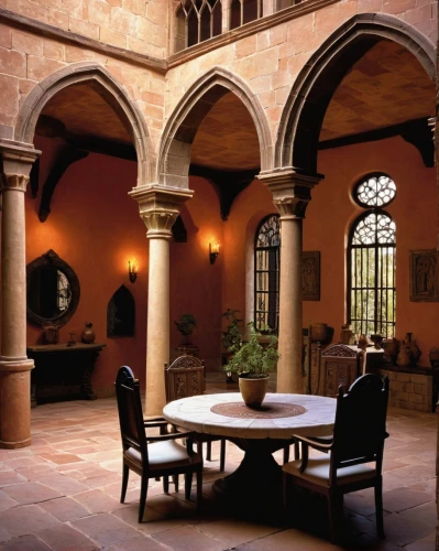 cloister,orangery,inside courtyard,vaulted ceiling,patio,courtyard,reading room,breakfast room,dining room,billiard room,hotel de cluny,the interior of the,romanesque,interior decor,lobby,wine cellar,arches,casa fuster hotel,royal interior,vaulted cellar,Conceptual Art,Sci-Fi,Sci-Fi 15