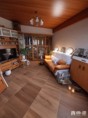 japanese-style room,modern room,3d rendering,wooden floor,3d rendered,wood floor,livingroom,3d render,bedroom,apartment,living room,home interior,sleeping room,attic,wood flooring,render,great room,modern living room,loft,kitchen-living room,Photography,General,Realistic