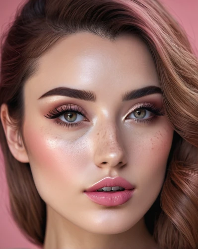 vintage makeup,pink beauty,neon makeup,women's cosmetics,gold-pink earthy colors,peach color,pink and brown,natural cosmetic,retouching,peach glow,eyes makeup,beauty face skin,peach rose,natural pink,airbrushed,cosmetic,makeup artist,retouch,rose gold,rose pink colors,Conceptual Art,Fantasy,Fantasy 03