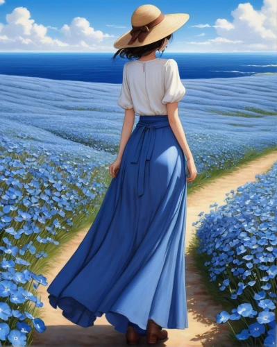 blooming field,field of flowers,field of poppies,blue daisies,forget-me-not,flower field,sea of flowers,windflower,blue rose,flowers field,blue flax,forget me not,straw hat,pilgrim,poppy fields,blue petals,forget-me-nots,poppy field,cornflower field,himilayan blue poppy,Conceptual Art,Daily,Daily 34