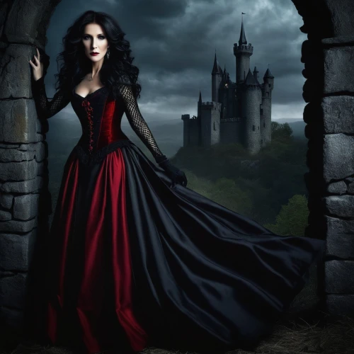 gothic woman,gothic portrait,gothic dress,gothic fashion,gothic style,vampire woman,gothic,dark gothic mood,vampire lady,fantasy picture,haunted castle,gothic architecture,queen of hearts,fairy tale,fairy tales,fairy tale character,fairytale,castles,a fairy tale,fairytales,Photography,Documentary Photography,Documentary Photography 29