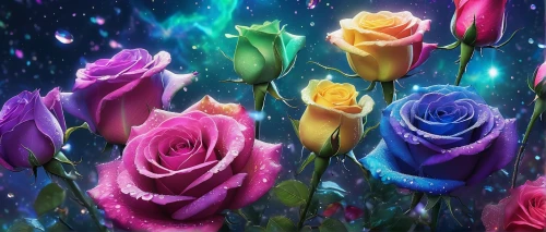 colorful roses,rainbow rose,spray roses,flower background,colorful flowers,flowers png,floral digital background,noble roses,floral background,blooming roses,watercolor roses,yellow rose background,colorful background,splendor of flowers,roses,raindrop rose,beautiful flowers,rose roses,tulip background,rose png,Conceptual Art,Fantasy,Fantasy 20