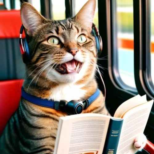 funny cat,read a book,train ride,cat image,cat european,reader,train compartment,to study,reading,relaxing reading,bookmark,book einmerker,bookworm,reading owl,publish a book online,ereader,cat sparrow,buckled book,tom cat,to read