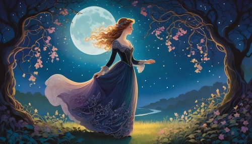 cinderella,rapunzel,queen of the night,enchanted,rosa 'the fairy,fairy tale character,merida,fantasia,fairy tale,fantasy portrait,fairy queen,fantasy picture,a fairy tale,ballerina in the woods,blue moon rose,fae,girl with tree,fairytale,girl in a long dress,elsa,Illustration,Vector,Vector 15