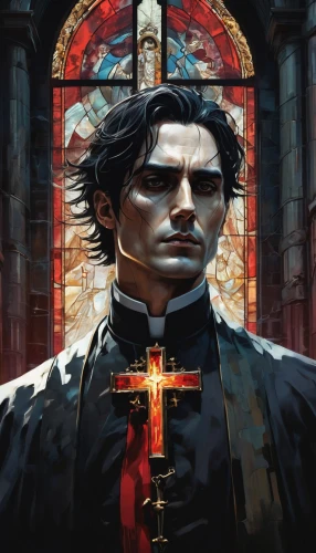 blood church,blood icon,priest,church faith,gothic portrait,twelve apostle,christian,evangelion,catholicism,god the father,church religion,high priest,catholic,dracula,priesthood,nuncio,saint,religious,gabriel,calvary,Conceptual Art,Daily,Daily 21