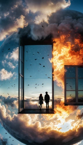 cloud shape frame,parallel worlds,mirror house,photo manipulation,mirror reflection,loving couple sunrise,looking glass,window to the world,mirror of souls,reflection,photomanipulation,magic mirror,reflected,sky apartment,conceptual photography,lens reflection,vintage couple silhouette,parallel world,surrealism,mirror in the meadow,Photography,Documentary Photography,Documentary Photography 02