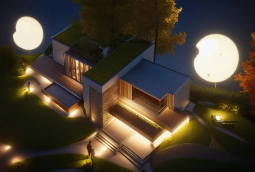 house in the forest,3d render,modern house,wooden church,little church,inverted cottage,3d rendered,cubic house,little house,render,ambient lights,wooden house,small house,house roofs,witch's house,3d rendering,visual effect lighting,nightlight,wooden houses,housetop,Photography,General,Realistic