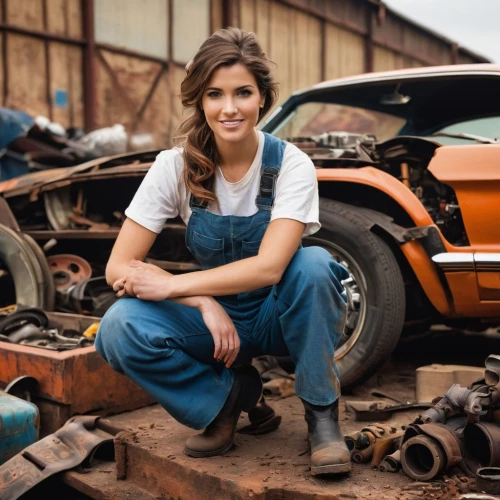 auto repair shop,auto repair,auto mechanic,car mechanic,rusty cars,mechanic,car repair,automobile repair shop,blue-collar,girl and car,car model,countrygirl,automotive care,girl in overalls,salvage yard,rust goose,junk yard,junkyard,tire service,seat 133,Photography,General,Commercial
