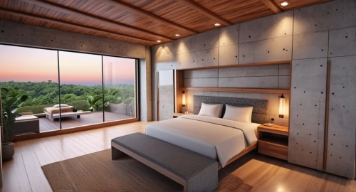 modern room,sleeping room,bedroom,interior modern design,modern decor,sky apartment,3d rendering,bedroom window,great room,room divider,loft,contemporary decor,penthouse apartment,guest room,canopy bed,concrete ceiling,wooden windows,interior design,japanese-style room,render,Photography,General,Realistic