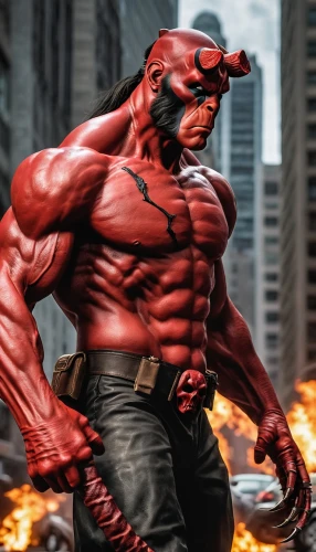 hellboy,fire devil,daredevil,devil,red super hero,deadpool,lopushok,red lantern,photoshop manipulation,actionfigure,dead pool,darth maul,digital compositing,angry man,3d figure,drago milenario,action figure,muscle man,fury,fire background,Photography,General,Realistic