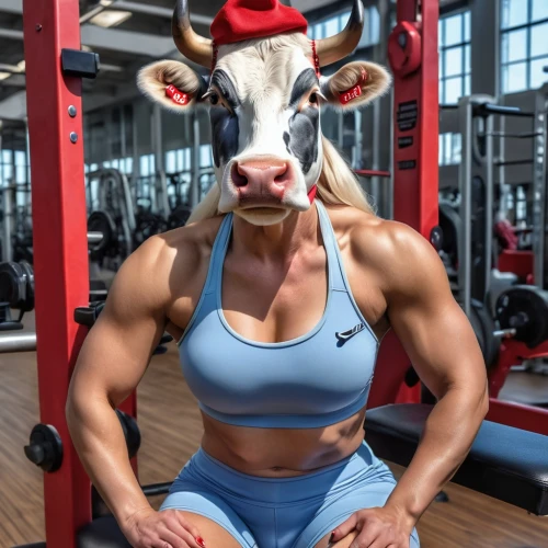 muscle woman,cow,deer bull,edge muscle,mother cow,protein,body-building,bodybuilding,moo,body building,anabolic,milk cow,dairy cow,horns cow,muscle,protein-hlopotun'ja,muscle icon,holstein-beef,fitness model,alpine cow,Photography,General,Realistic