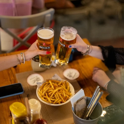 belgian fries,beer pitcher,gluten-free beer,oktoberfest celebrations,bars ramen in saigon,beer table sets,beer coasters,beer garden,beer match,beer tables,two types of beer,beer crown,beer tap,draft beer,singapore-style noodles,essen nahrung,bavarian dinner,glasses of beer,apéritif,beer cocktail