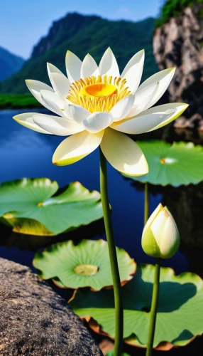 lotus on pond,white water lily,lotus flowers,sacred lotus,water lotus,lotus ffflower,flower of water-lily,lotus flower,fragrant white water lily,white water lilies,water lily flower,stone lotus,lotus plants,lotus pond,water lily,pond flower,golden lotus flowers,lotus blossom,pond lily,lotus,Photography,General,Realistic