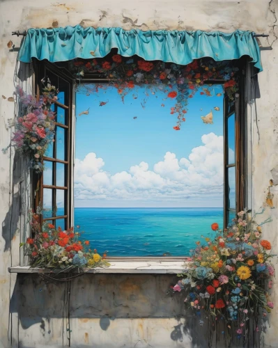 window with sea view,window to the world,window,floral frame,sicily window,bedroom window,the window,open window,floral and bird frame,window curtain,window seat,window view,window released,windows,flower frame,flowers frame,window sill,window front,windowsill,window with shutters,Conceptual Art,Graffiti Art,Graffiti Art 05