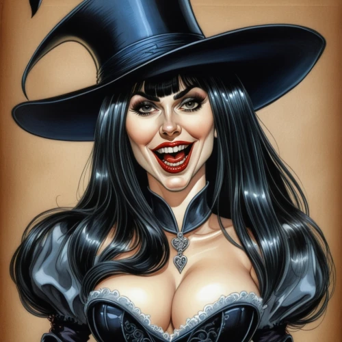 halloween witch,vampire woman,vampira,halloween illustration,vampire lady,witch's hat icon,witch,halloween black cat,witch hat,black hat,wicked witch of the west,celebration of witches,sorceress,witch ban,halloween poster,witch's hat,witches' hats,halloween vector character,witch broom,psychic vampire,Illustration,Abstract Fantasy,Abstract Fantasy 23