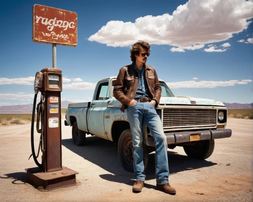 rodeo,station wagon-station wagon,bodie,car radio,hot rod,roadside,two-way radio,cd cover,payphone,radio for car,route66,route 66,gas-station,petrol pump,bobby-car,namib rand,truck stop,e-gas station,gas pump,radio,Art,Artistic Painting,Artistic Painting 32