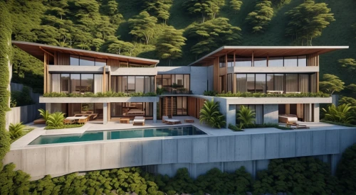 eco-construction,modern house,3d rendering,modern architecture,house in mountains,luxury property,house in the mountains,timber house,luxury real estate,dunes house,eco hotel,render,cubic house,house in the forest,holiday villa,chalet,luxury home,residential,green living,smart house,Photography,General,Realistic