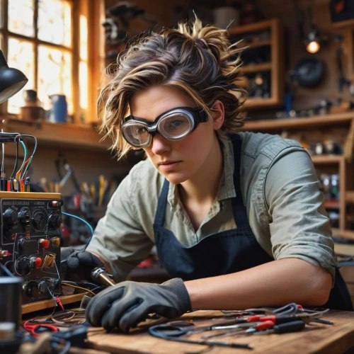 women in technology,female worker,soldering iron,craftsman,watchmaker,electrical engineer,electrical contractor,noise and vibration engineer,metalsmith,nest workshop,vocational training,electrical engineering,electronic engineering,jewelry manufacturing,mechanical engineering,mechanic,metalworking,hardware programmer,tinkering,circuit component,Illustration,Black and White,Black and White 18