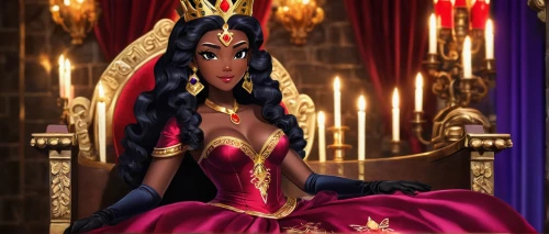 queen,queen of hearts,queen crown,cleopatra,queen of the night,queen s,queen cage,aladha,lily of the nile,jasmine,queen bee,tiana,princess sofia,regal,royalty,crown render,aladin,fantasia,princess,goddess of justice,Illustration,Japanese style,Japanese Style 01
