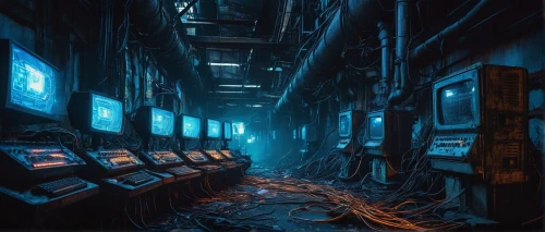 cyberpunk,cyberspace,arcades,arcade,cyber,turbographx-16,connections,computer art,computer room,wires,computer,seismic,trip computer,dystopia,arcade games,barren,computer games,ruin,obsolete,cyclocomputer,Conceptual Art,Daily,Daily 02