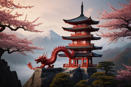 japanese sakura background,sakura background,asian architecture,chinese dragon,japanese background,japanese shrine,sakura tree,japanese art,japanese architecture,sakura blossom,japan landscape,chinese temple,japanese floral background,oriental,the japanese tree,beautiful japan,cherry blossom japanese,oriental painting,sakura trees,the cherry blossoms,Conceptual Art,Sci-Fi,Sci-Fi 25