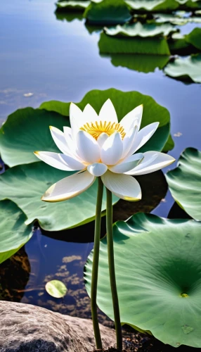 lotus on pond,white water lily,broadleaf pond lily,water lotus,white water lilies,pond lily,flower of water-lily,large water lily,water lilly,fragrant white water lily,lotus flowers,water lily,sacred lotus,water lily flower,waterlily,lotus flower,lotus ffflower,pond flower,lotus position,lily water,Photography,General,Realistic