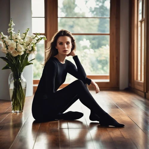 elegant,elegance,menswear for women,daisy jazz isobel ridley,vogue,pantsuit,black dress with a slit,jumpsuit,sitting,woman sitting,woman in menswear,in a black dress,vanity fair,audrey hepburn,female model,lena,black suit,black coat,bolero jacket,romantic look,Photography,General,Realistic