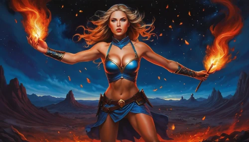 fire angel,fire siren,sorceress,fire dancer,firedancer,blue enchantress,fire-eater,fantasy woman,fire background,fire artist,fire eater,fire master,flame spirit,fiery,fantasy art,flame of fire,female warrior,fire heart,dark elf,fire devil,Illustration,Realistic Fantasy,Realistic Fantasy 22