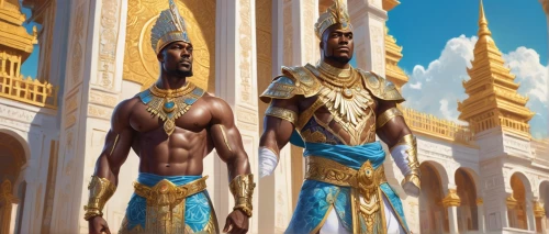 pharaohs,pharaonic,three kings,guards of the canyon,pharaoh,kongas,fantasy art,moorish,ancient parade,ancient egypt,el dorado,ancient egyptian,nile,holy 3 kings,wise men,holy three kings,sci fiction illustration,kingdom,orientalism,tutankhamun,Unique,Design,Character Design