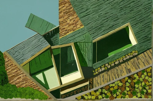 grass roof,houses clipart,house roofs,roof landscape,housetop,green living,isometric,cubic house,greengrocer,leek greenhouse,garden shed,insect house,eco-construction,crooked house,green folded paper,greenhouse,house shape,folding roof,house roof,green grain,Illustration,Paper based,Paper Based 21