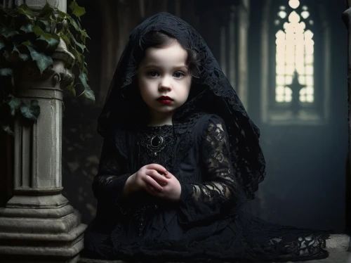 gothic portrait,gothic woman,gothic fashion,gothic style,gothic dress,dark gothic mood,gothic,goth,goth woman,goth like,mystical portrait of a girl,dark portrait,child portrait,of mourning,blackmetal,goth subculture,the little girl,innocence,dark angel,witch house,Photography,Documentary Photography,Documentary Photography 10