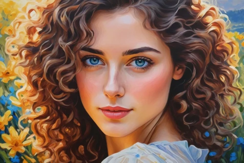 oil painting,oil painting on canvas,romantic portrait,portrait of a girl,girl portrait,woman portrait,young woman,oil on canvas,painting technique,fantasy portrait,mystical portrait of a girl,woman's face,merida,italian painter,art painting,artist portrait,portrait of a woman,girl with tree,girl in the garden,woman face,Illustration,Vector,Vector 14