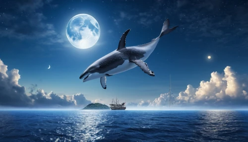 dolphin background,oceanic dolphins,a flying dolphin in air,fantasy picture,dolphin rider,orca,bottlenose dolphins,dusky dolphin,bottlenose dolphin,delfin,dolphinarium,bottlenose,dolphins,killer whale,dolphin show,blue planet,dolphin swimming,dolphin,sea night,photo manipulation,Photography,General,Realistic