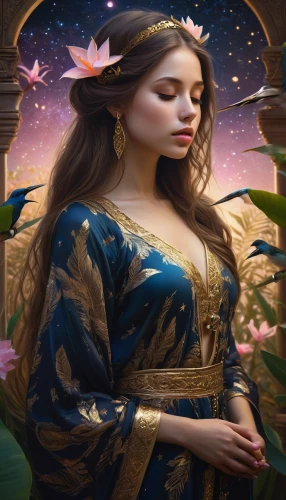 zodiac sign libra,fantasy portrait,virgo,fantasy picture,libra,cleopatra,faerie,rosa ' amber cover,mystical portrait of a girl,zodiac sign gemini,persian poet,fantasy woman,fantasy art,rusalka,faery,horoscope libra,anahata,priestess,fairy peacock,fae,Conceptual Art,Fantasy,Fantasy 11