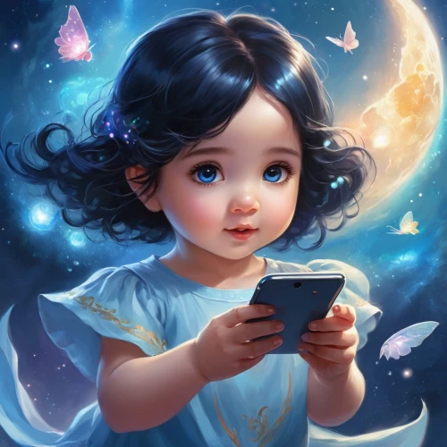 little girl fairy,child fairy,children's fairy tale,fairy galaxy,fantasy portrait,children's background,mystical portrait of a girl,fantasy picture,fairy tale icons,child's diary,little girl reading,world digital painting,kids illustration,fairy tale character,child with a book,magic book,fantasy art,little angel,game illustration,fairy dust,Illustration,Realistic Fantasy,Realistic Fantasy 01