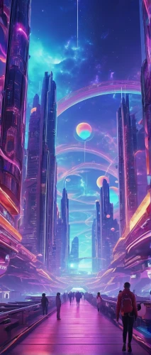 futuristic landscape,futuristic,scifi,cyberpunk,fantasy city,sci - fi,sci-fi,metropolis,colorful city,cyberspace,cityscape,valerian,vast,alien world,dystopian,dystopia,sky space concept,sci fi,ultraviolet,sky city,Conceptual Art,Daily,Daily 06