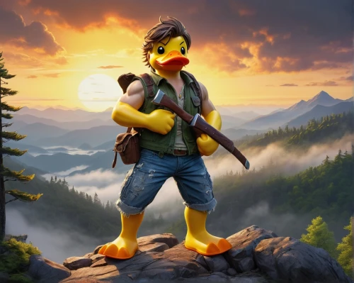 pubg mascot,the duck,donald duck,duckhorn,cayuga duck,duck,duck bird,bard,brahminy duck,canard,waterfowl,gooseander,donald,duck on the water,fowl,dodo,digital compositing,young goose,tula fighting goose,ducky,Illustration,Black and White,Black and White 13