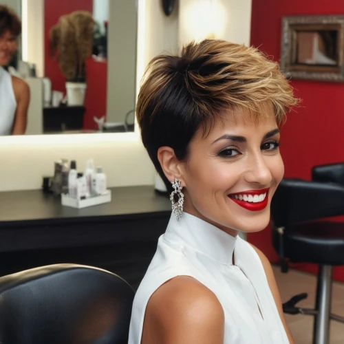 pixie cut,pixie-bob,short blond hair,asymmetric cut,updo,red lipstick,red lips,mohawk hairstyle,pretty woman,bob cut,social,bowl cut,chopped off,shoulder length,pixie,beautiful woman,chignon,paloma perdiz,smooth hair,iman,Photography,General,Realistic