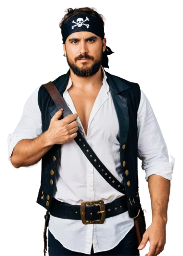 pirate,pirates,pirate flag,pirate treasure,jolly roger,png transparent,pandero jarocho,athos,piracy,musketeer,bandana,pubg mascot,jon boat,crossbones,vest,bandana background,png image,conquistador,naval officer,fidel alejandro castro ruz,Illustration,Black and White,Black and White 33