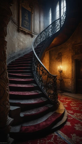 staircase,winding staircase,highclere castle,outside staircase,stately home,luxury decay,stairs,versailles,circular staircase,chateau margaux,stairway,chateau,stair,victorian style,stairwell,winding steps,royal castle of amboise,royal interior,banister,ornate,Art,Classical Oil Painting,Classical Oil Painting 31