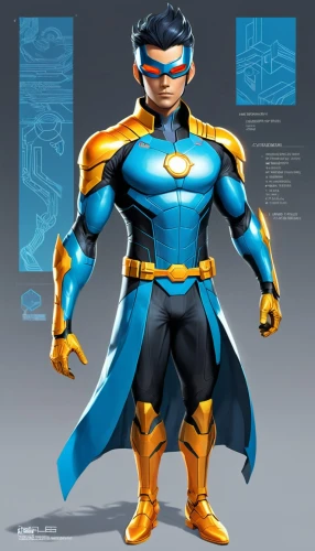 kryptarum-the bumble bee,steel man,3d man,superhero,superhero comic,cartoon ninja,cyclops,super hero,comic hero,comic character,male character,figure of justice,blue-collar worker,celebration cape,3d model,hero academy,sea devil,defense,kid hero,concept art,Unique,Design,Character Design