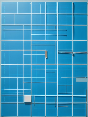 shower panel,rectangles,tiled wall,shower door,tiles shapes,tiles,tiling,wall panel,ceramic tile,painted block wall,tile,blue painting,glass tiles,square pattern,blue background,blue room,tear-off calendar,squares,blue doors,mondrian,Unique,Design,Knolling