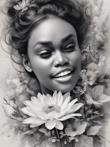 flowers png,flower painting,girl in flowers,african daisies,pencil drawings,flower art,flower drawing,digital painting,blooming wreath,pencil drawing,beautiful girl with flowers,flower girl,floral wreath,blossoming,flower illustrative,world digital painting,wreath of flowers,graphite,digital art,lotus art drawing,Digital Art,Ink Drawing